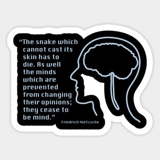 Nietzsche Quote Sticker